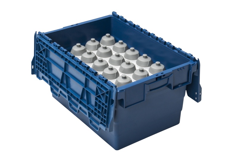 Caixa de plástico de distribuição - 600x400x320mm - 60 litros