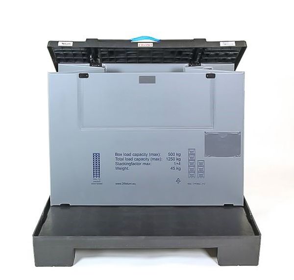 Contentor plástico dobrável - 1230x830x980mm - Smartbox M