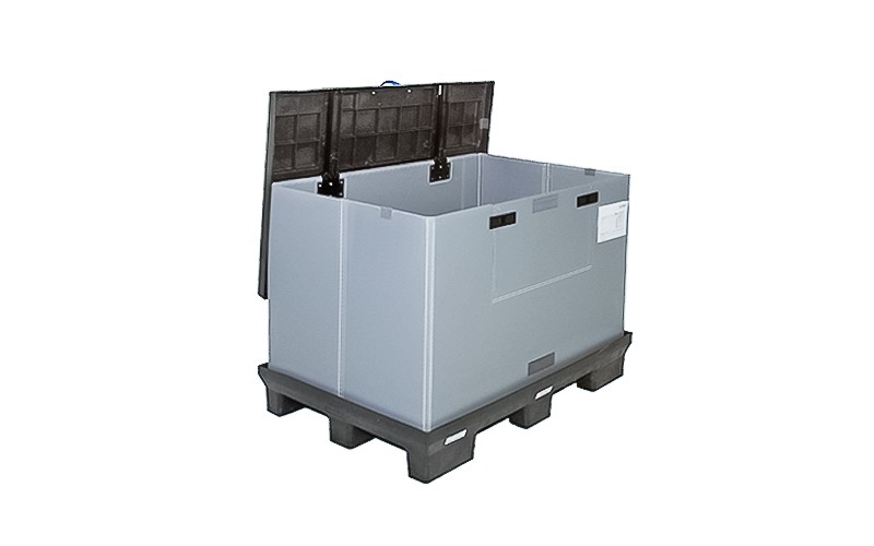 Contentor plástico dobrável - 1200x1000x900mm - Smartbox L